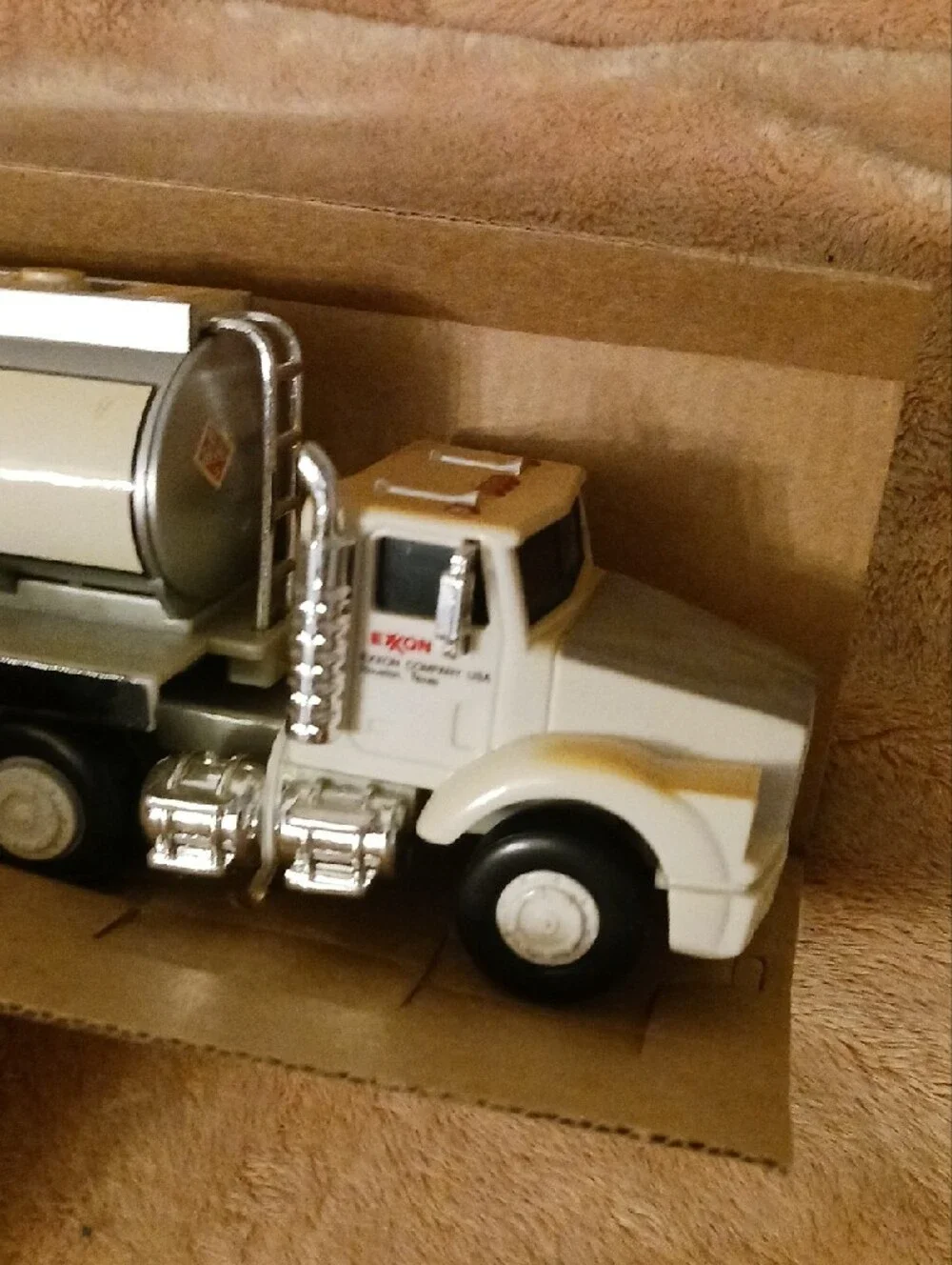 Red & Silver Toy Tanker Truck - Rely on the Tiger